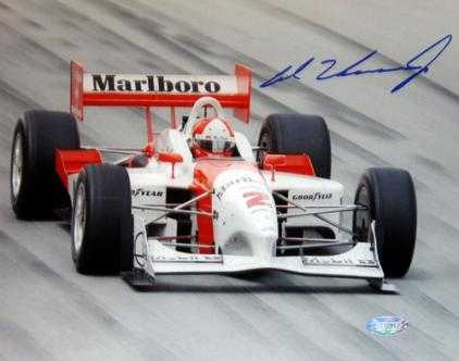 Historic Auto Racing on Al Unser Jr Autographed 16x20 Photo Auto Racing