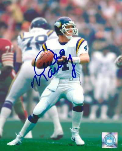 Minnesota Auto Racing on Archie Manning Autographed 8x10 Photo Minnesota Vikings