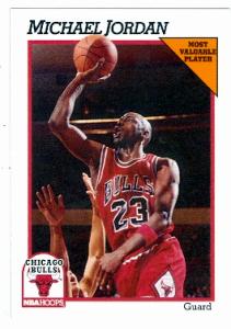 michael jordan rookie card nba hoops